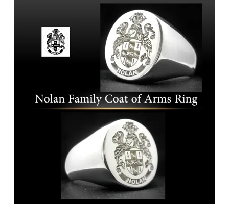 Nolan Family Crest Ring