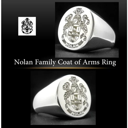 Nolan Family Crest Ring