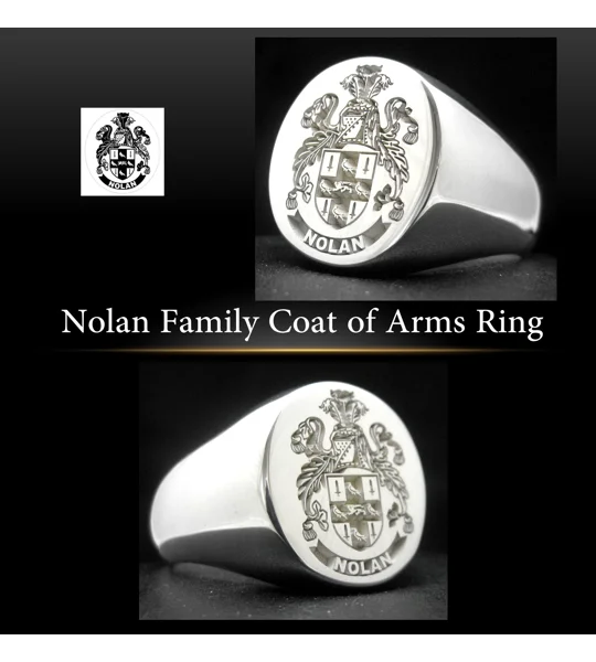 Nolan Family Crest Ring