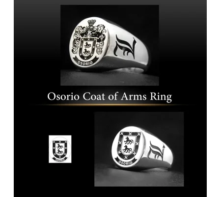 Osorio Coat of Arms Ring