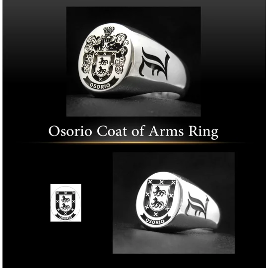 Osorio Coat of Arms Ring