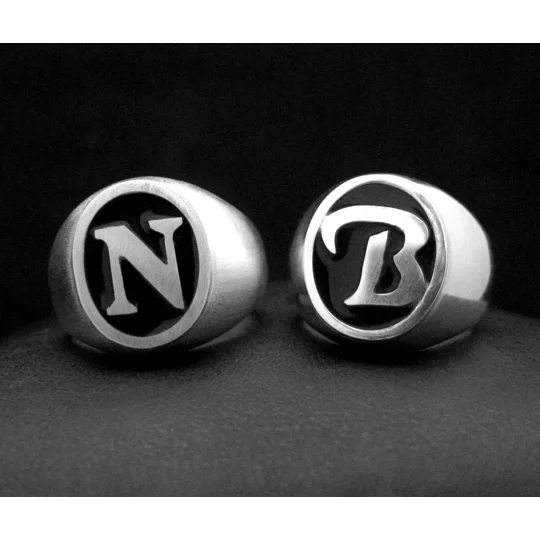 Custom Made Signet Ring - Monogram