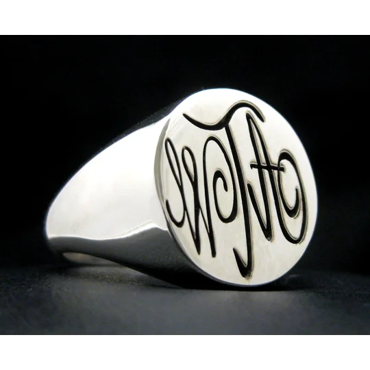 Custom Initials Ring
