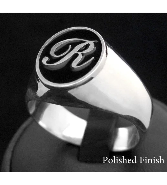 Custom Made Signet Ring - Monogram