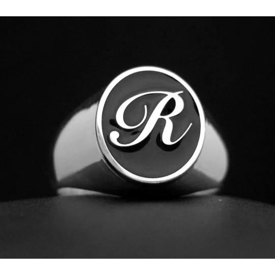 Custom Made Signet Ring - Monogram