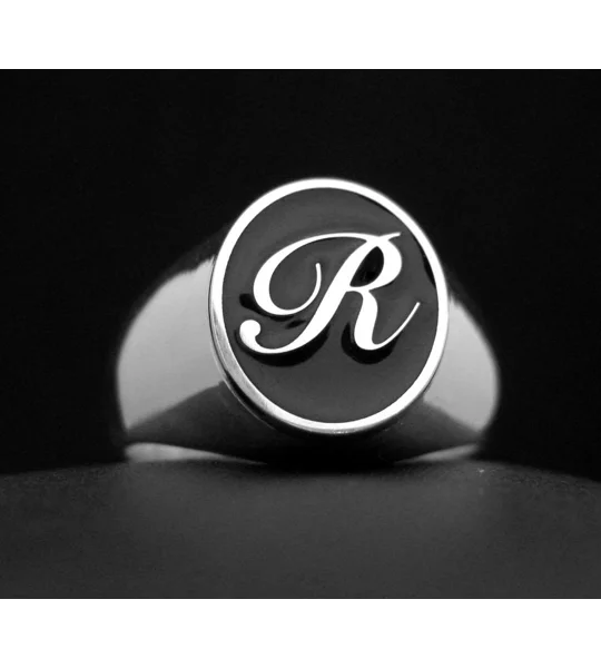 Custom Made Signet Ring - Monogram