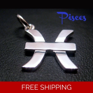 Pisces Zodiac Charm Necklace