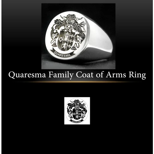 Quaresma Family Crest Ring
