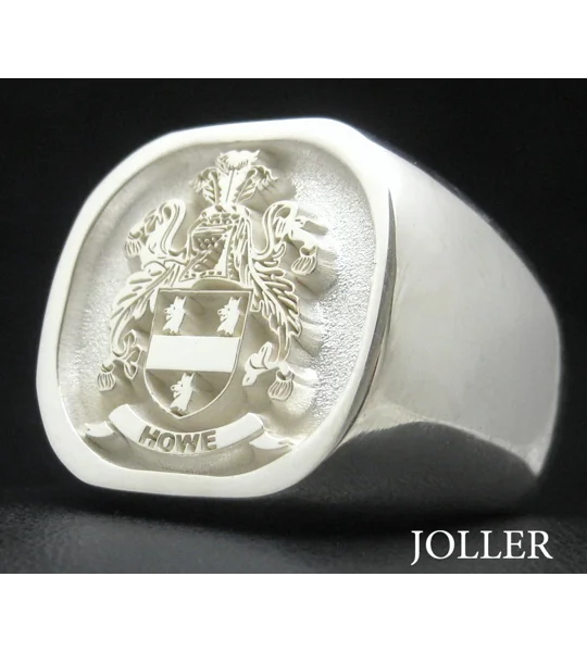 Custom Made Family Crest Cushion Ring