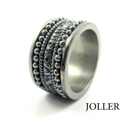 Men's Black Wedding Band - Handmade