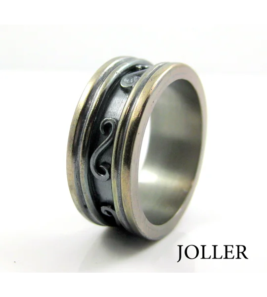 Black Wedding Band - Mens