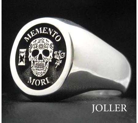 Calavera Signet Ring - Memento Mori
