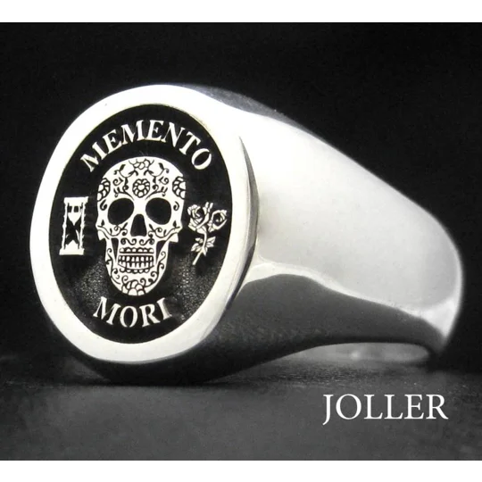 Calavera Signet Ring - Memento Mori