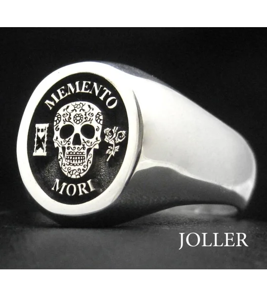 Calavera Signet Ring - Memento Mori