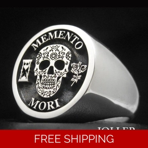 Calavera Ring Memento Mori