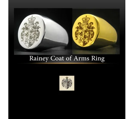 Rainey Coat of Arms Ring