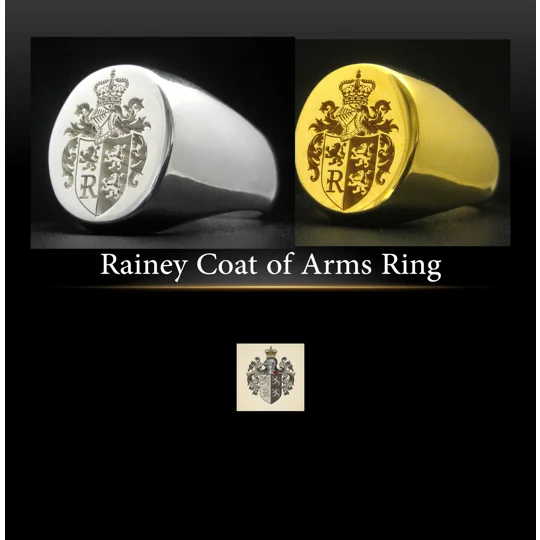 Rainey Coat of Arms Ring