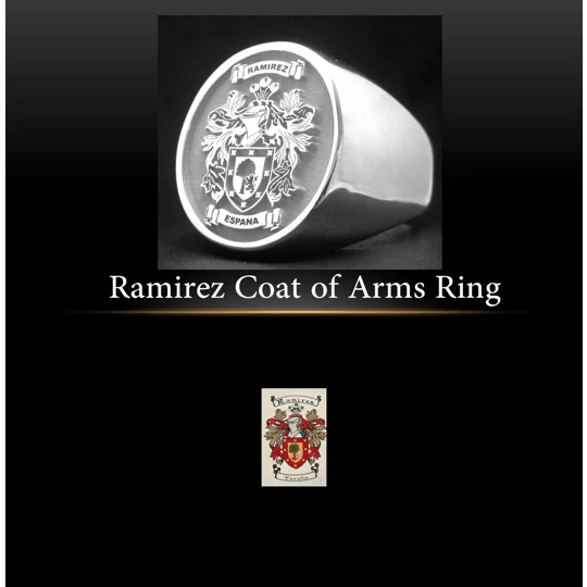 Ramirez Coat of Arms Ring