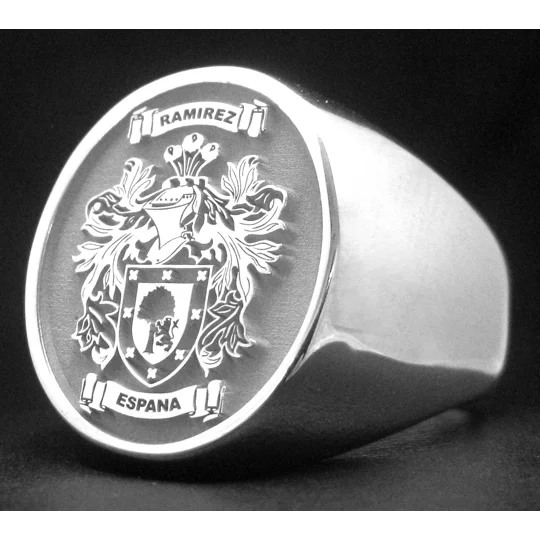 Ramirez Coat of Arms Signet Ring