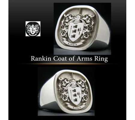 Rankin Coat of Arms Ring
