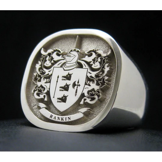 Rankin Family Crest Rings