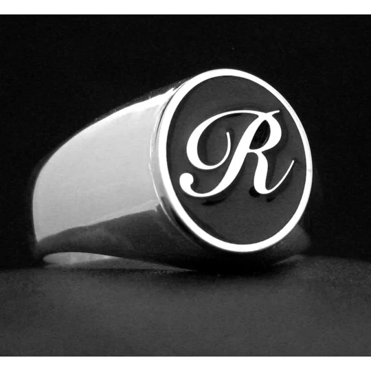 Custom Made Signet Ring - Monogram