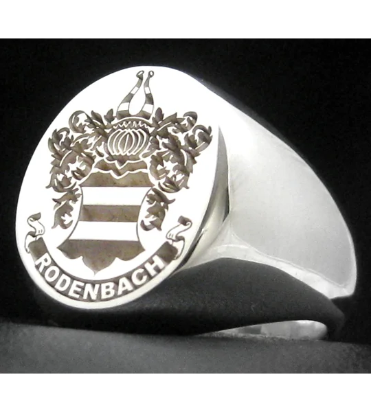 Rodenbach Family Crest Ring
