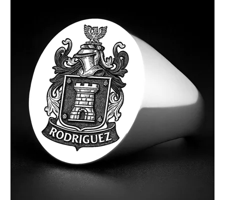Rodriguez Family Crest Ring