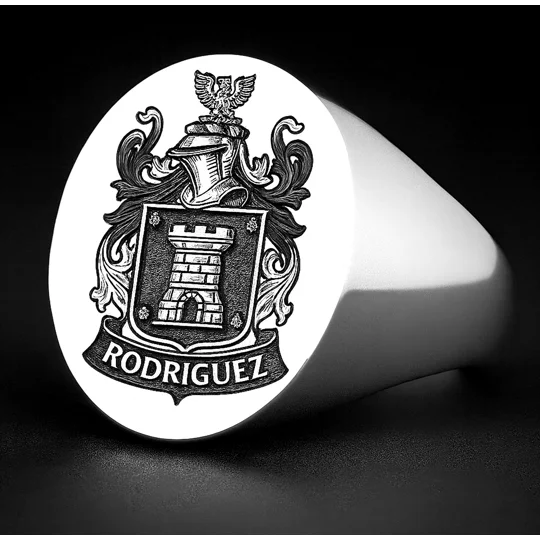 Rodriguez Family Crest Ring