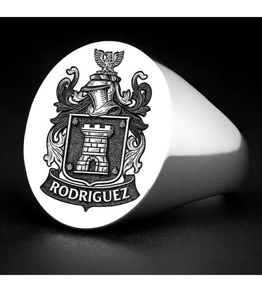 Rodriguez Family Crest Ring