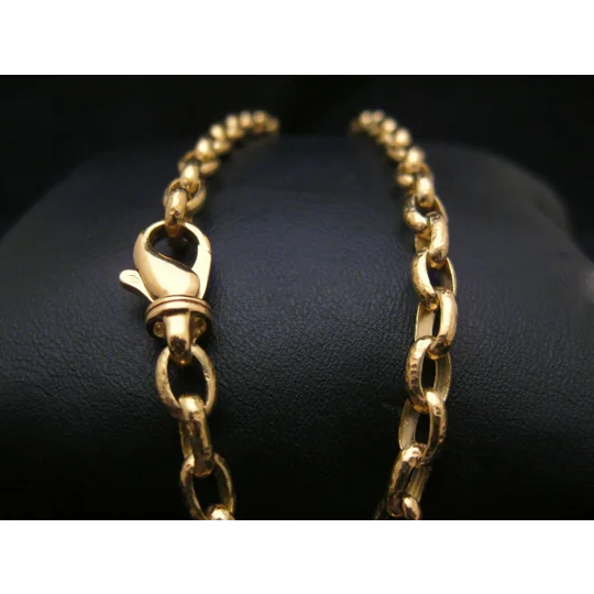 Hammered Gold Chain