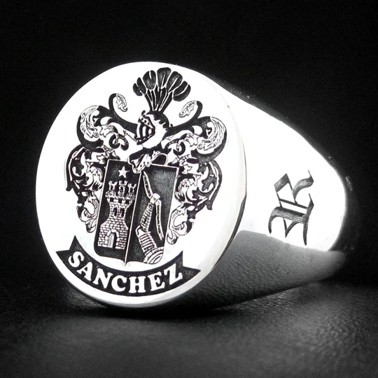 Sanchez Family Crest Ring