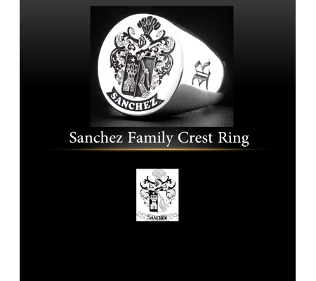 Sanchez Family Crest Ring