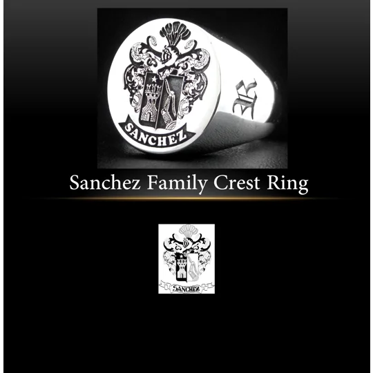 Sanchez Family Crest Ring