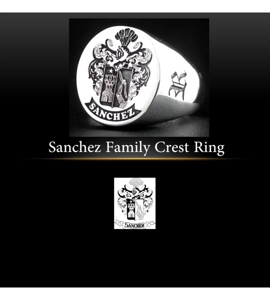 Sanchez Family Crest Ring