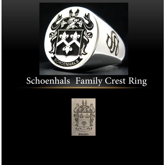 Schoenhals Family Crest Ring
