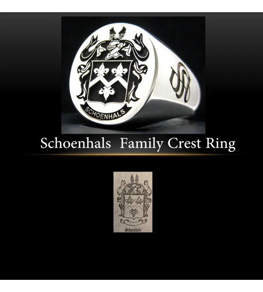 Schoenhals Family Crest Ring