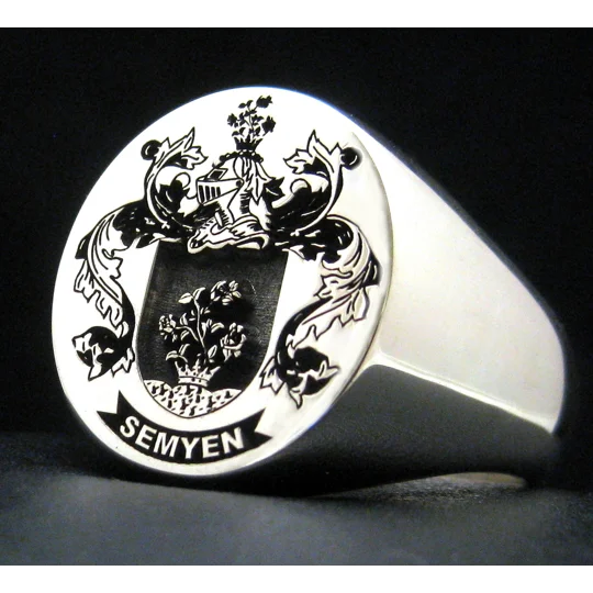 Semyen Family Crest Ring