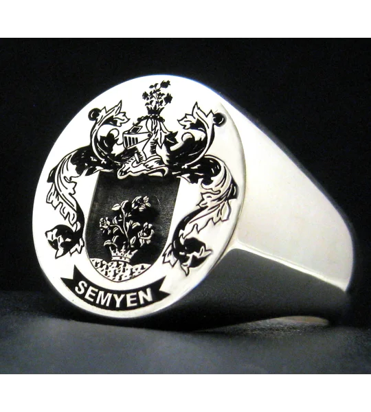 Semyen Family Crest Ring