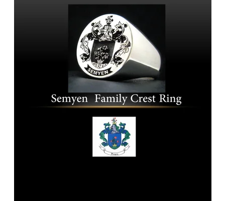 Semyen Family Crest Ring