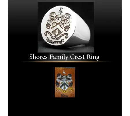 Shores Family Crest Ring