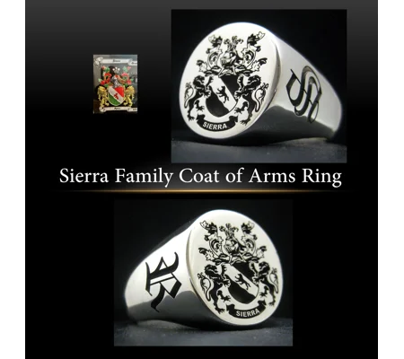 Sierra Family Crest Ring