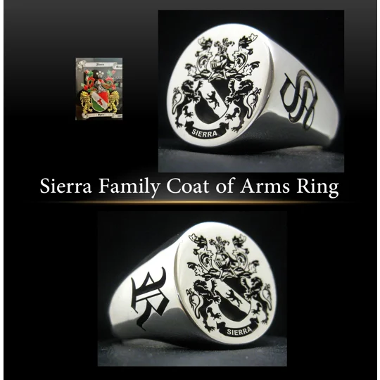 Sierra Family Crest Ring