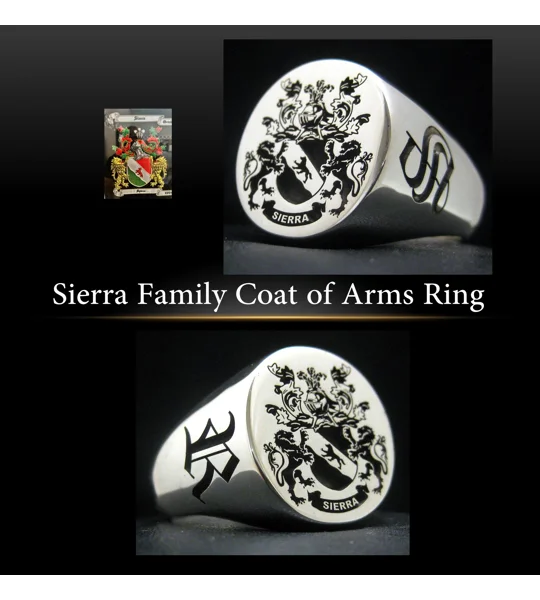 Sierra Family Crest Ring