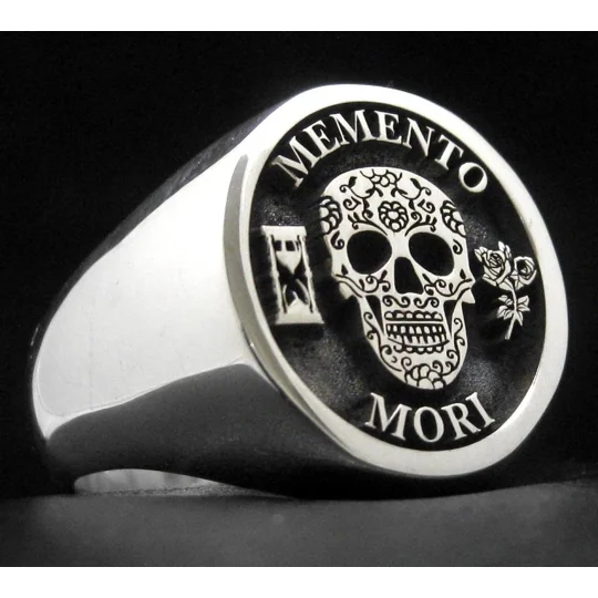 Calavera Ring Memento Mori