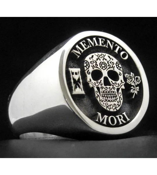 Calavera Ring Memento Mori