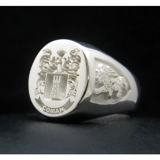 Heritage Silver Signet Rings