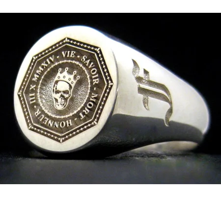 Skull Signet Ring