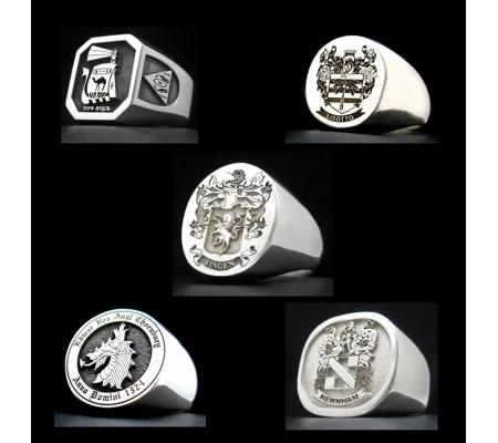 Signet Ring with Family Crest