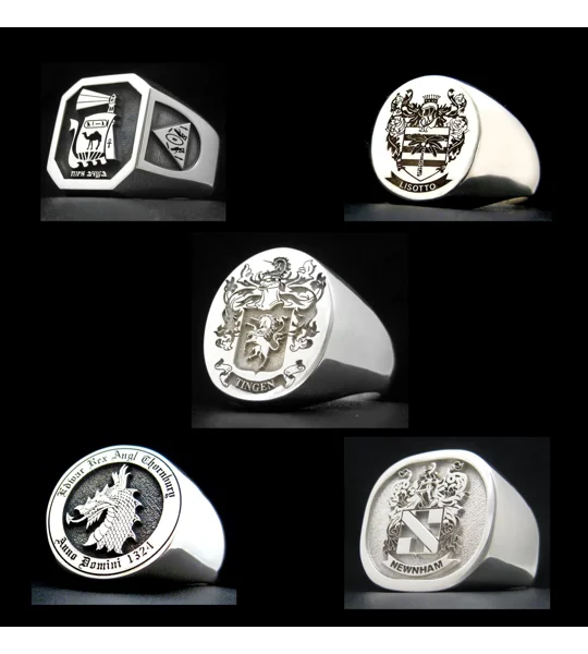 Signet Ring with Family Crest